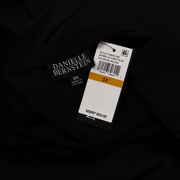 Danielle Bernstein Slip Midi Skirt, 3X - Picture 3 of 4